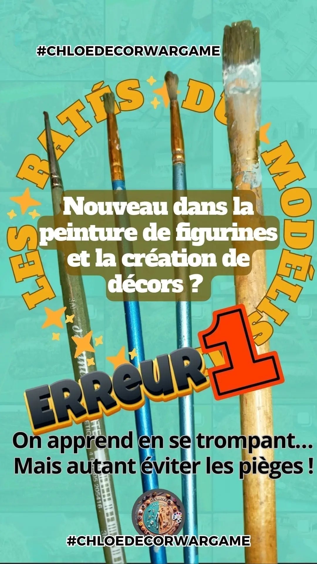 Les-Ratés-du-modélisme-1-par-ChloeDecorWargame-ERREUR-1-Négliger-la-préparation-des-matériaux-version-débutant ChloeDecorWargame