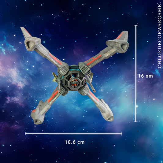 Vaisseau Sci-Fi “Crusader” – Dominion Stellaire