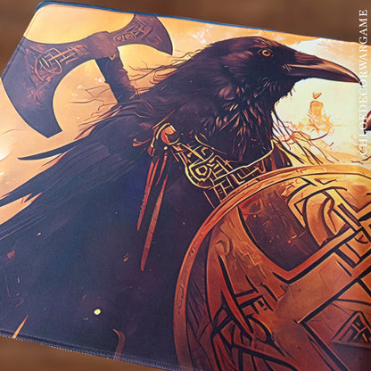 Tapis de Bureau Gaming XXL Viking & Fantasy Antidérapant