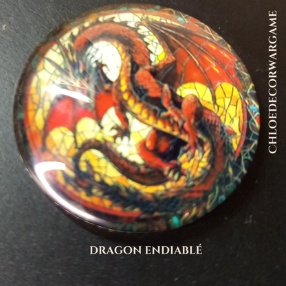 ok Aimant DRAGON DE LEGENDE ChloeDecorWargame