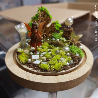 La Clairière Féerique – Collection de Dioramas Fantasy sous Cloche