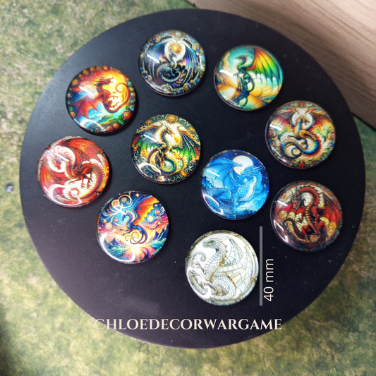 ok Aimant DRAGON DE LEGENDE ChloeDecorWargame