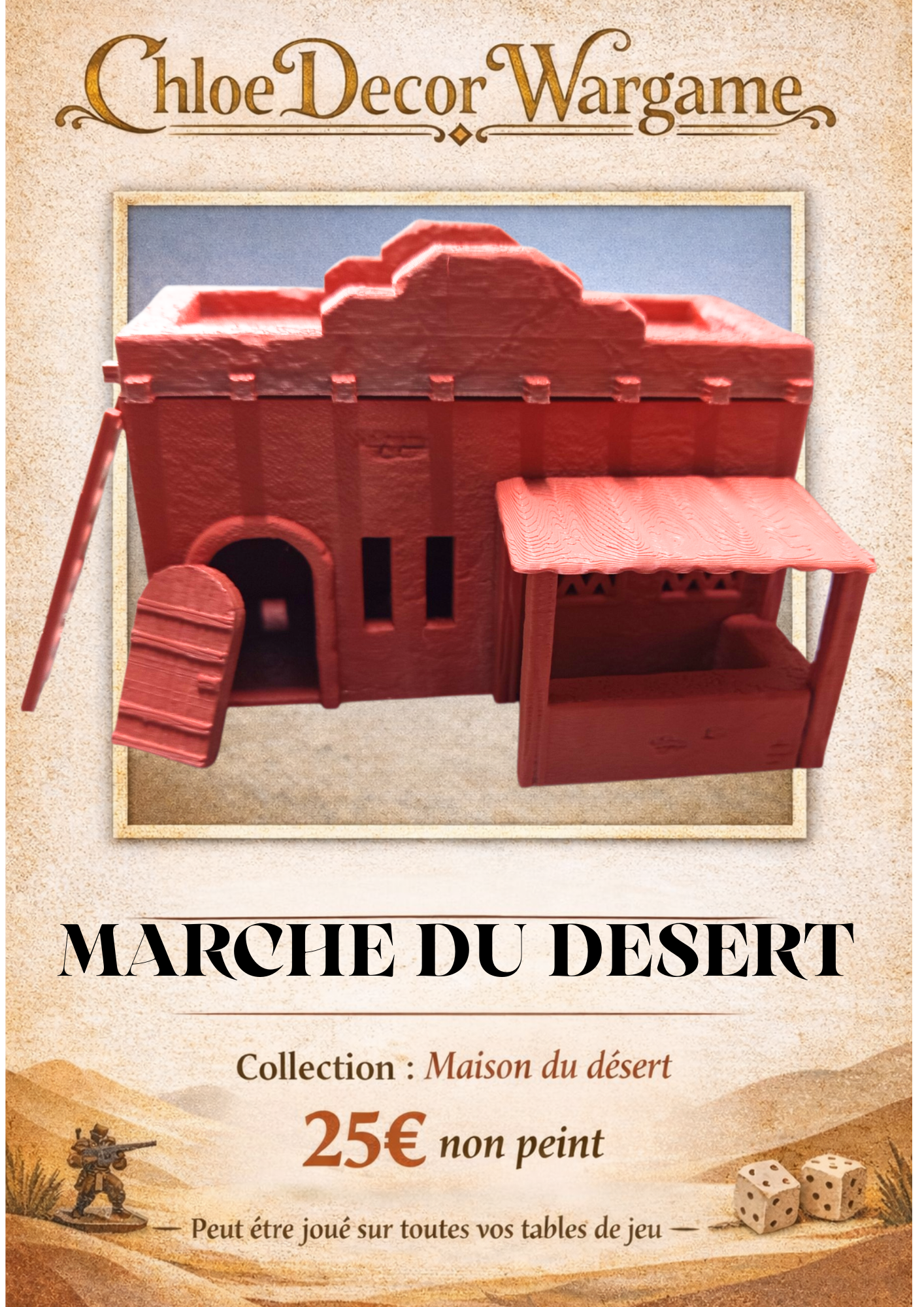 Marché du désert 28-32 mm