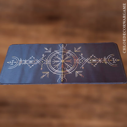 Tapis de Bureau Gaming XXL Viking & Fantasy Antidérapant