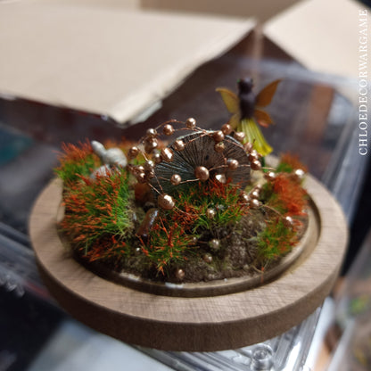 La Clairière Féerique – Collection de Dioramas Fantasy sous Cloche