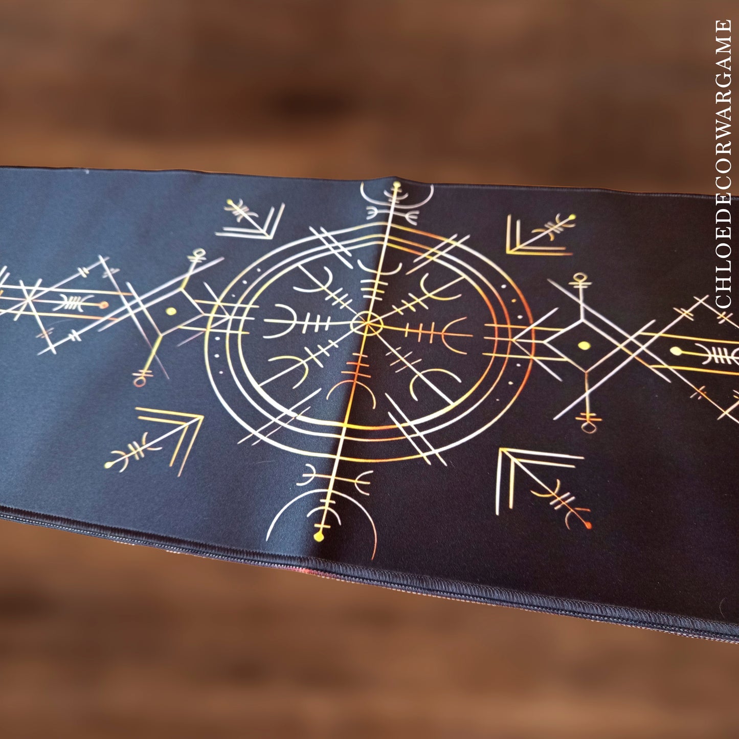 Tapis de Bureau Gaming XXL Viking & Fantasy Antidérapant