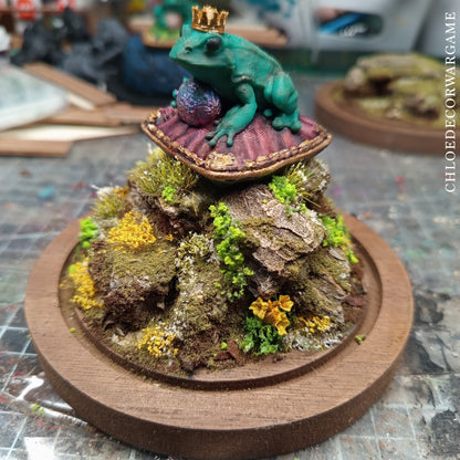 Prince Grenouille – Collection de Dioramas Fantasy sous Cloche & Décors Miniatures