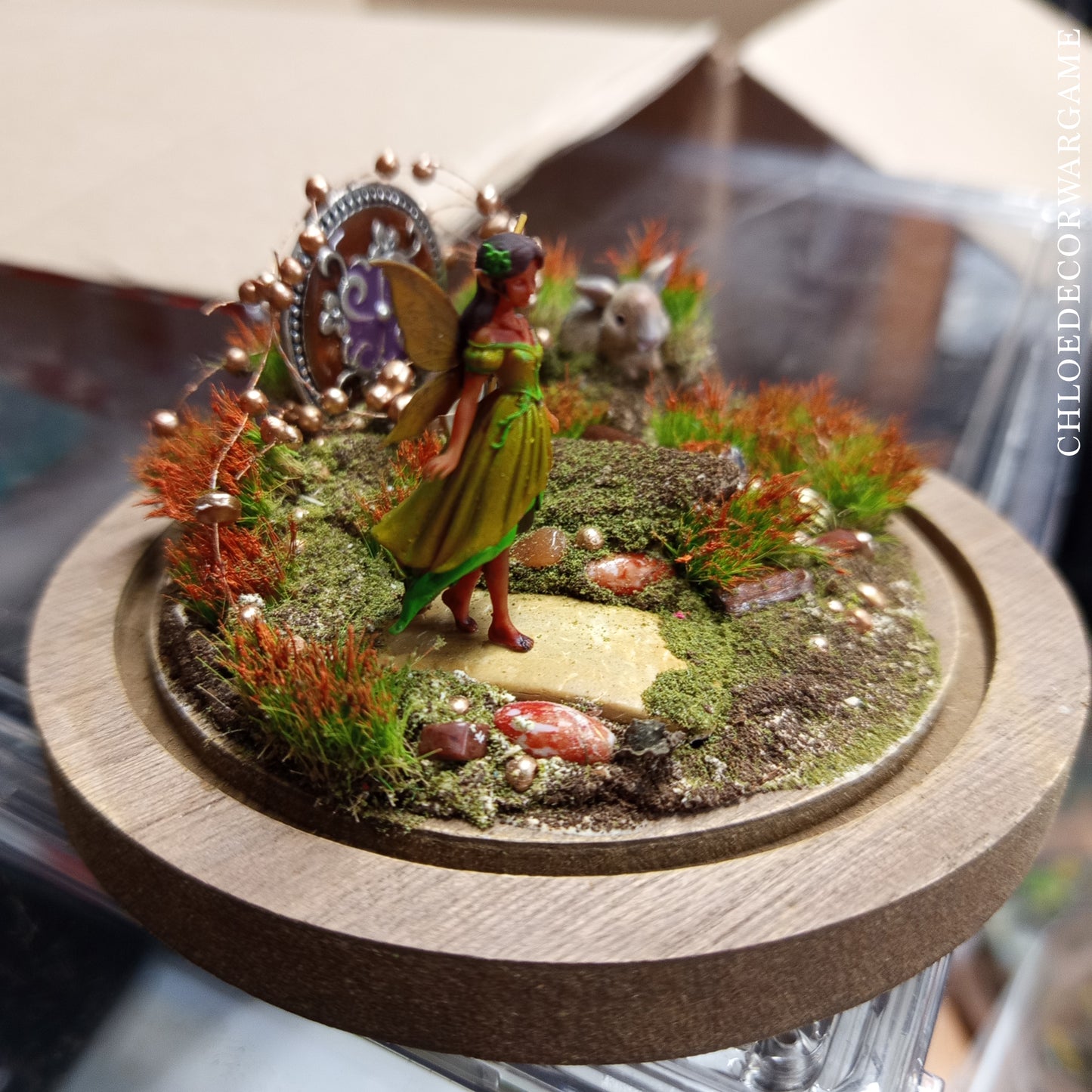 La Clairière Féerique – Collection de Dioramas Fantasy sous Cloche