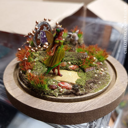La Clairière Féerique – Collection de Dioramas Fantasy sous Cloche