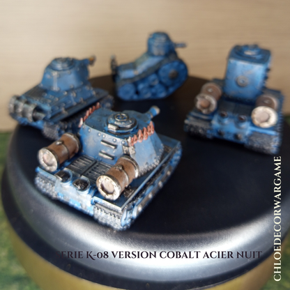 SÉRIE K-08 – CHARS INDUSTRIELS DE COMBAT