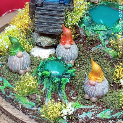 Collection GNOMES – Dioramas Fantasy Artisanaux