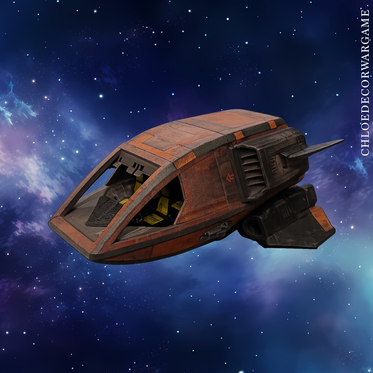 Vaisseau Sci-Fi “Atlas” – Dominion Stellaire