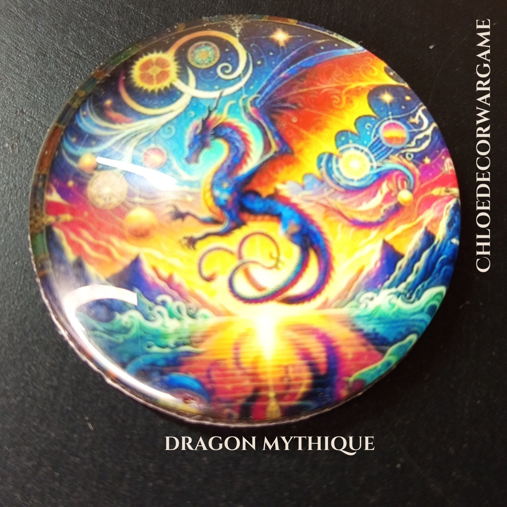 ok Aimant DRAGON DE LEGENDE ChloeDecorWargame