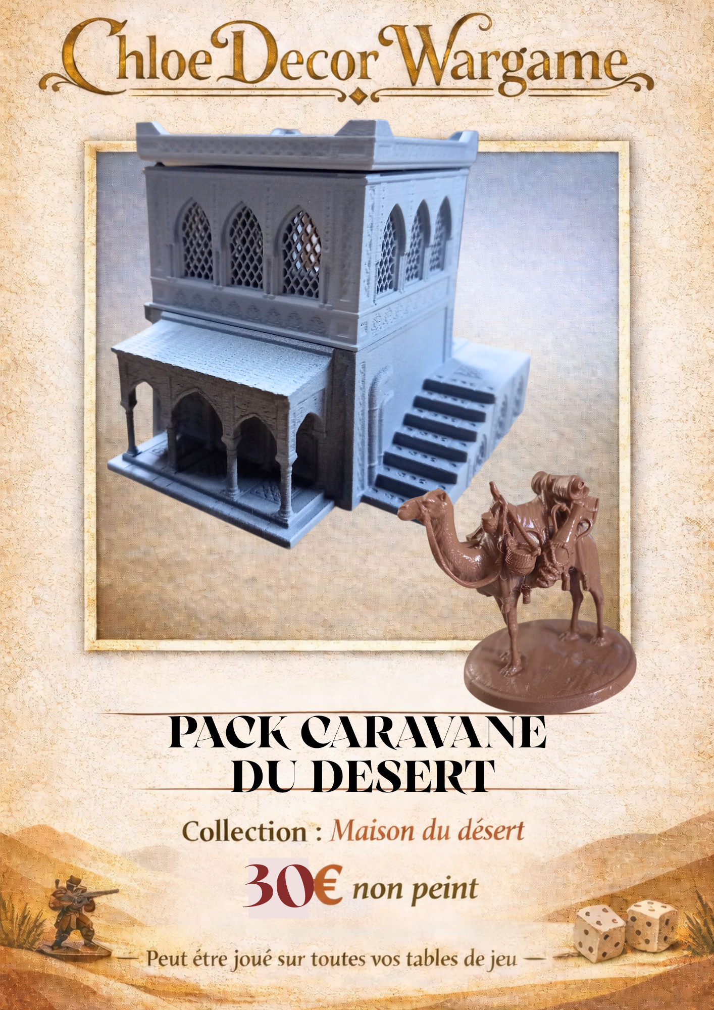 Pack Caravane du désert