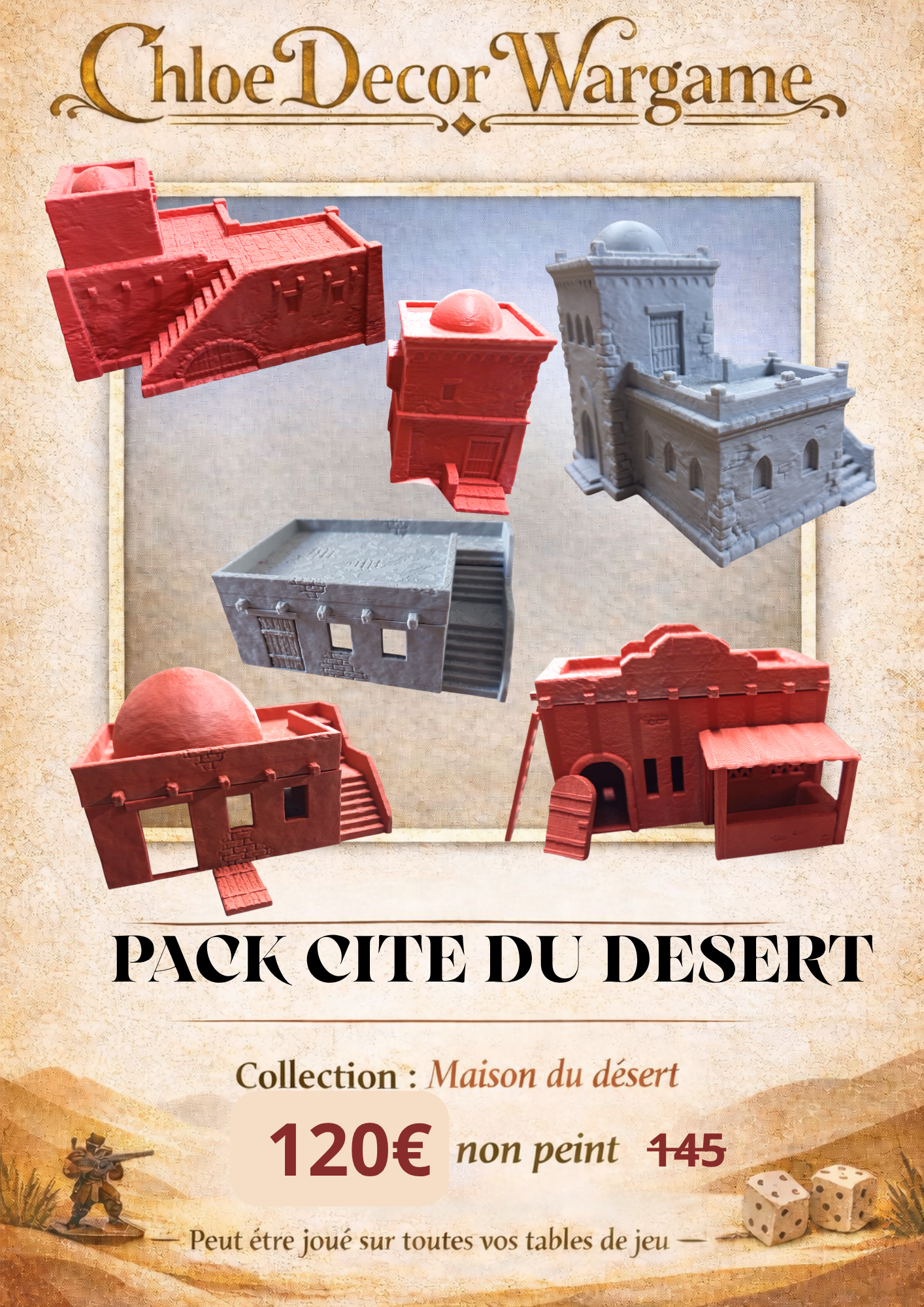 Pack cité du désert