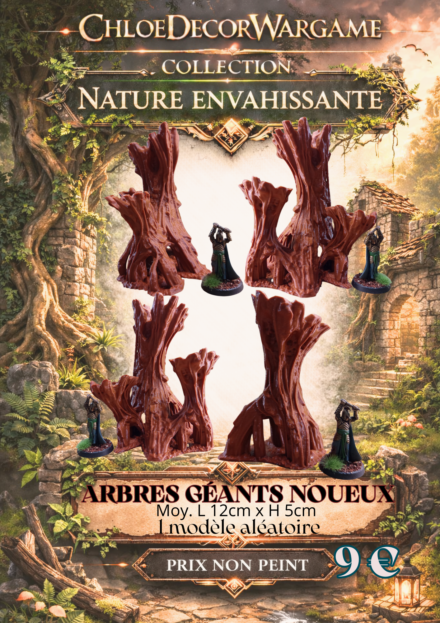 Arbre géant noueux