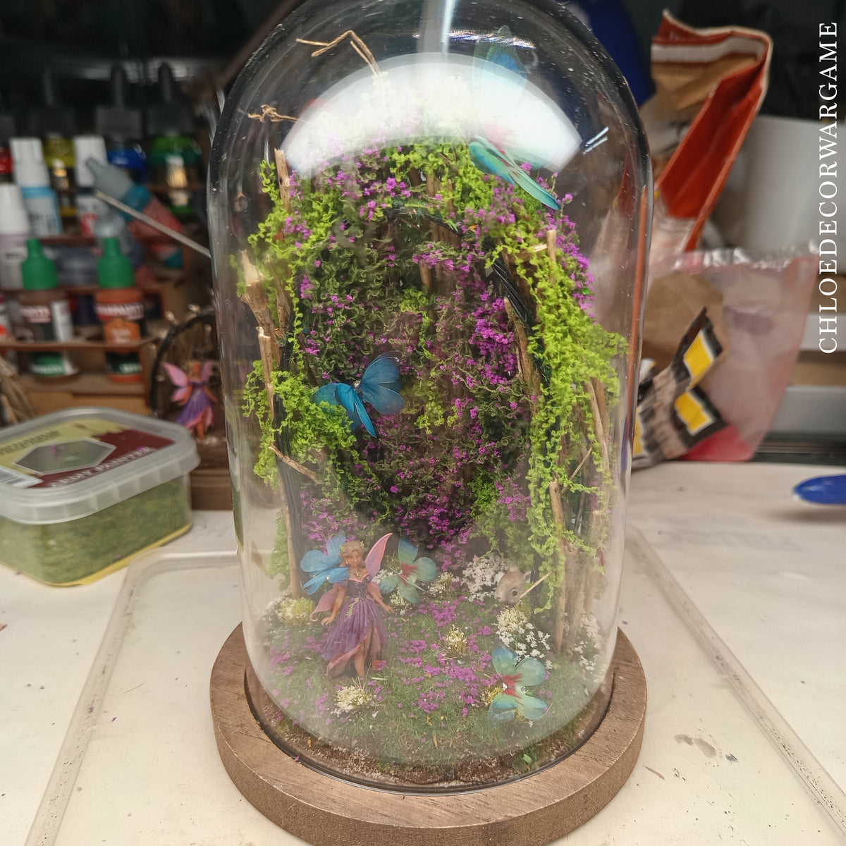 Les fées – Collection de Dioramas Fantasy sous Cloche