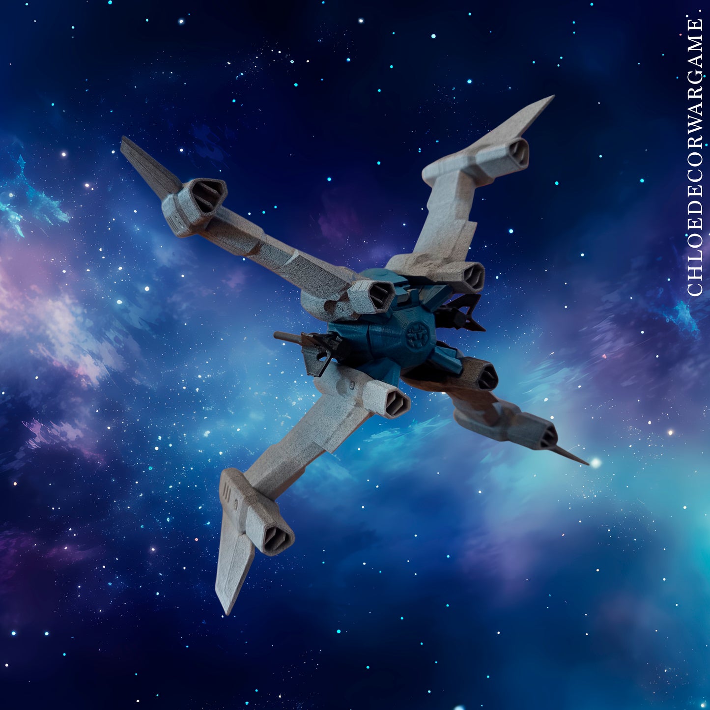 Vaisseau Sci-Fi “Crusader” – Dominion Stellaire