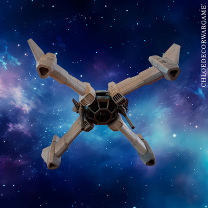 Vaisseau Sci-Fi “Crusader” – Dominion Stellaire